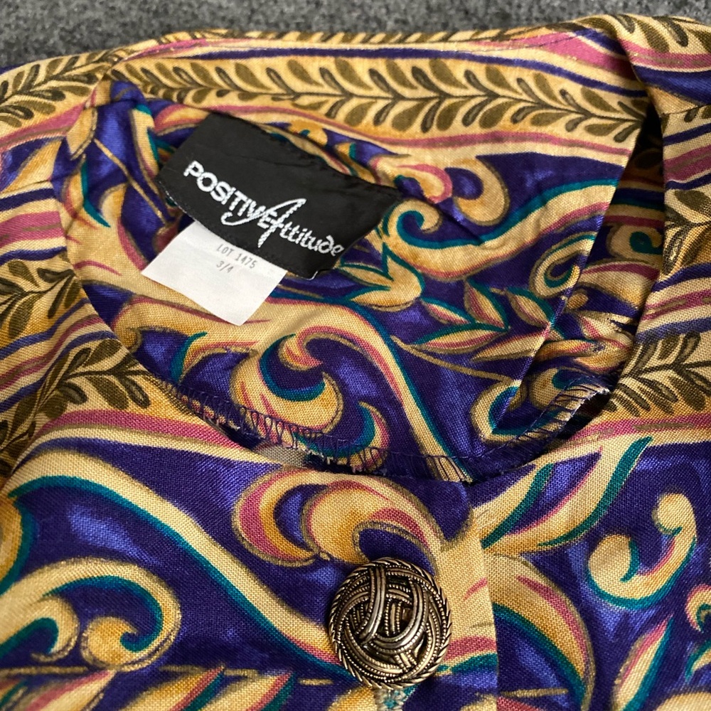 NWT, Petite 3/4 Dress by Positive Attitude - Picture 5 of 7
